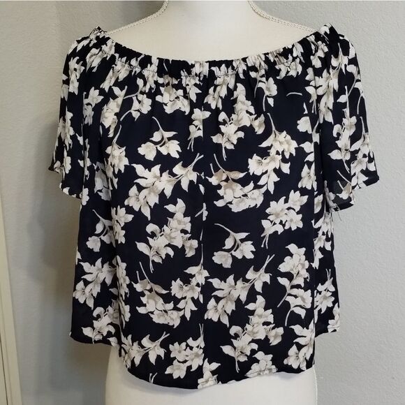 LULU'S women's large floral crop top - Picture 1 of 10